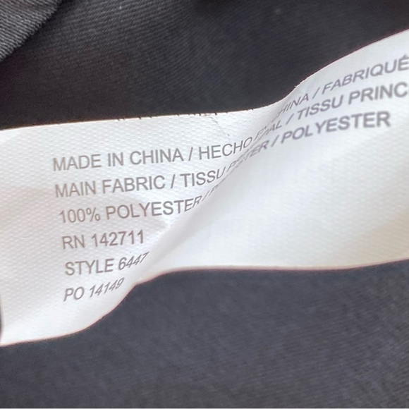 ELOQUII Black Asymmetric Handkerchief Midi Skirt NWT SZ 18 SZ 20 - Picture 6 of 6